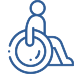 A person sitting in a wheelchair, symbolizing a degloving injury - Law Offices of Daniel L. Clayton